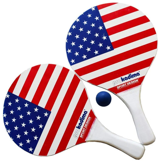 Pro Kadima Beach Paddle Set (American Flag)