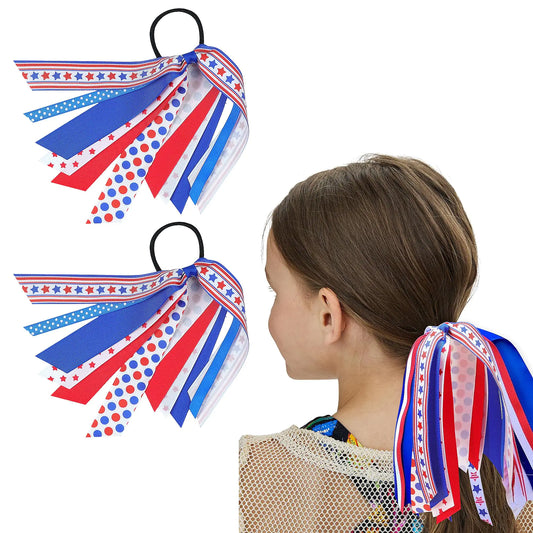Patriotic Hair Scrunchies – 2 Pack