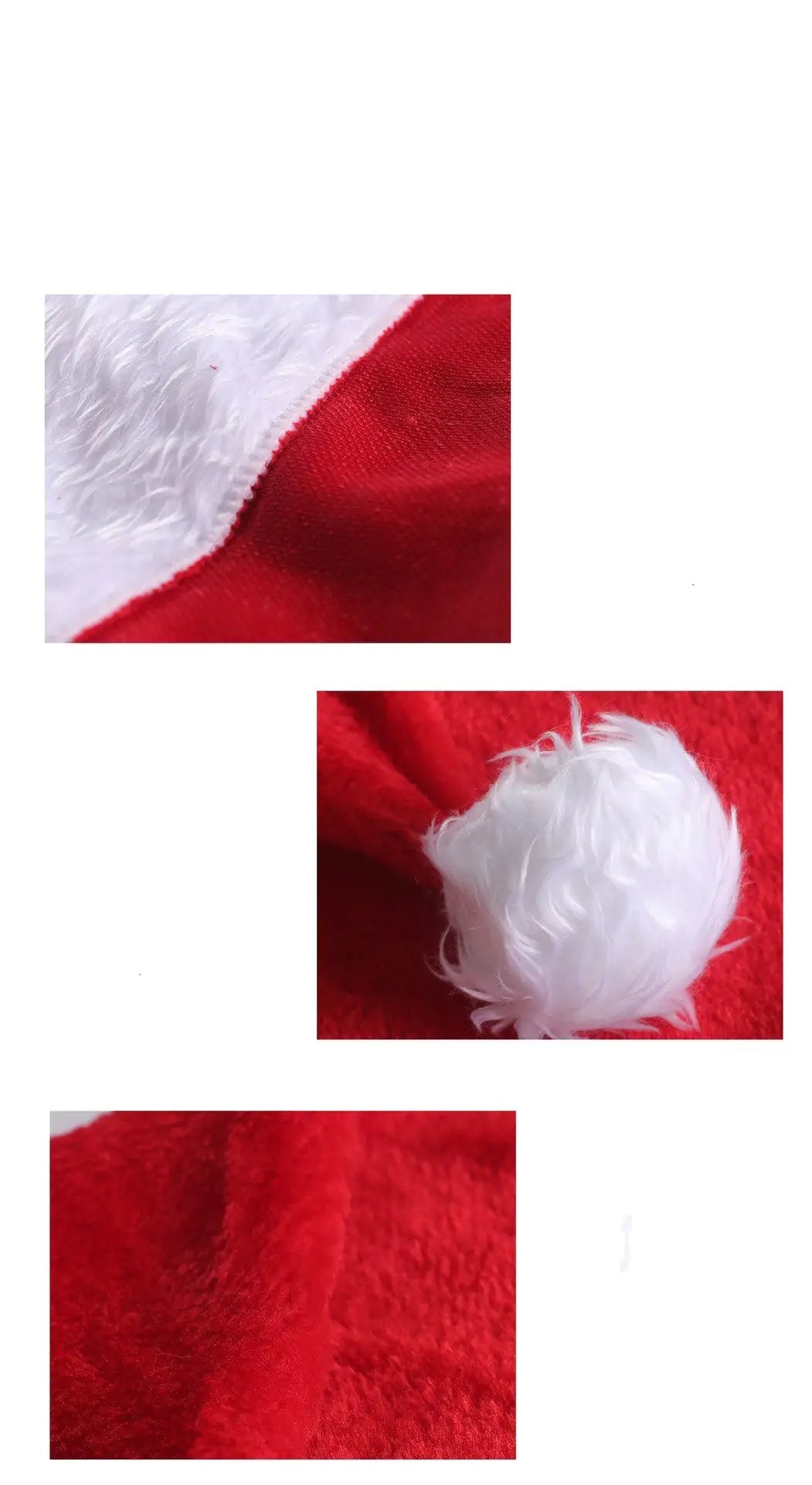 Light-Up Plush Santa Hat – LED Christmas Party Hat with Twinkling Lights