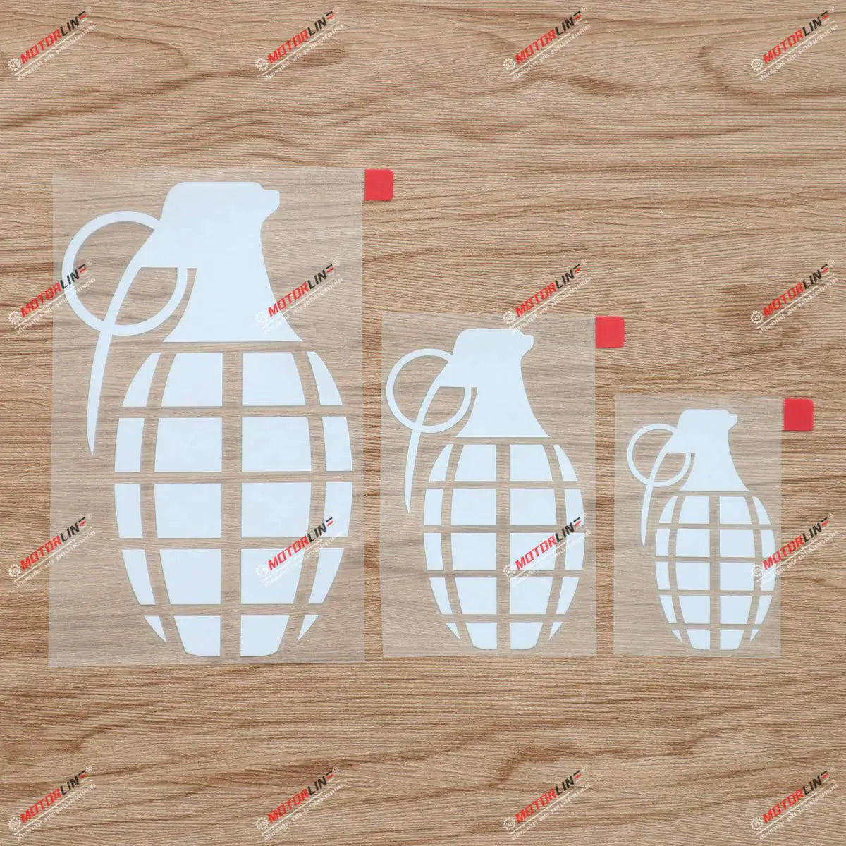 Hand Grenade Decal Vinyl Sticker
