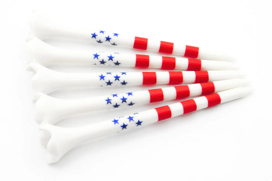 Stars and Stripes Golf Tees – 100 Pack (3-1/4")
