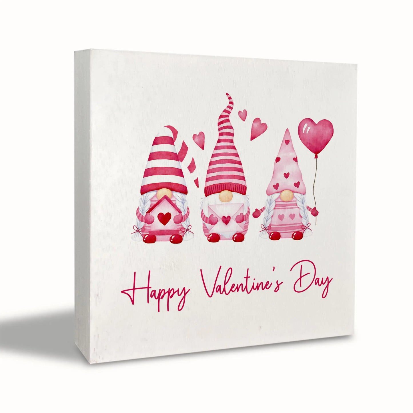 Gnome Valentines Day Desk Decor