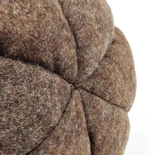 Set of 3 Brown Fabric Pumpkins