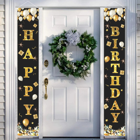 Happy Birthday Door Banner