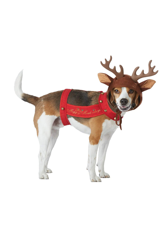 Dog Reindeer Costume Medium
