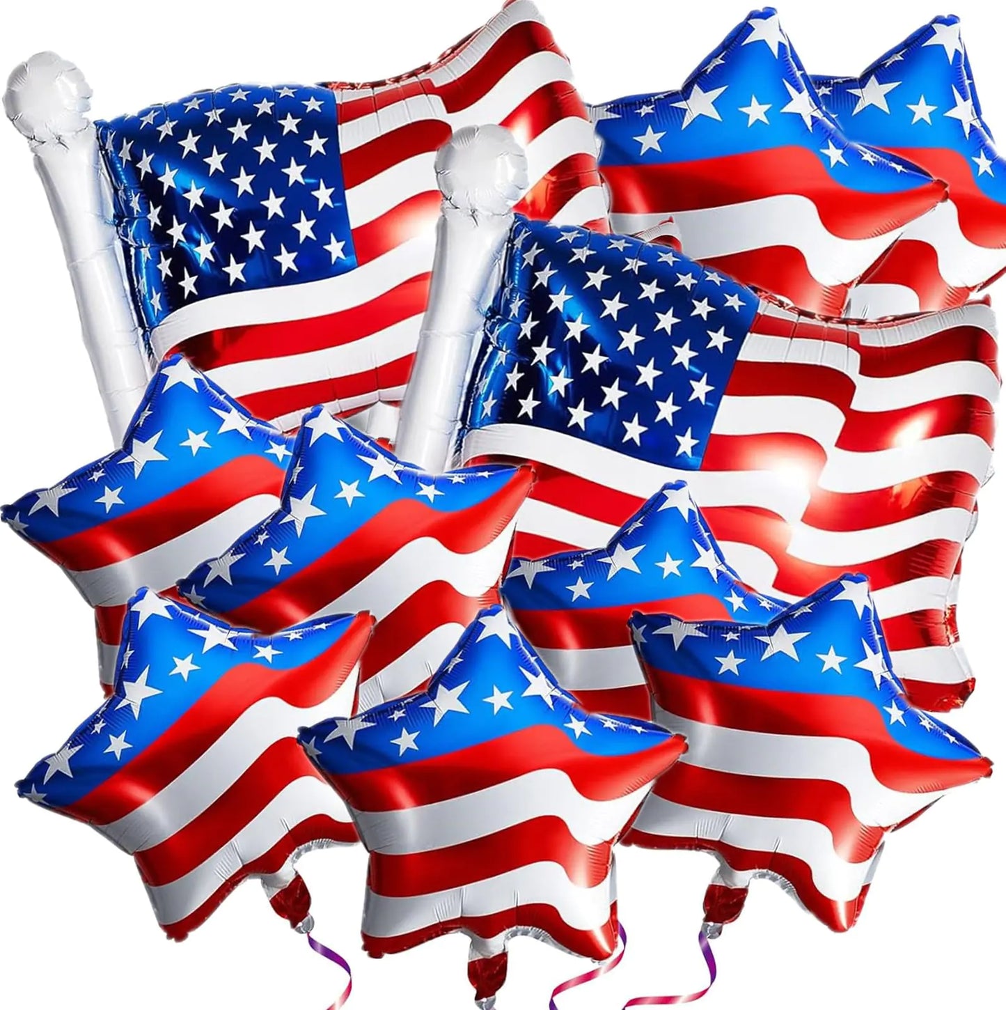 4th of July American Balloon Set – Patriotic Party Decorations