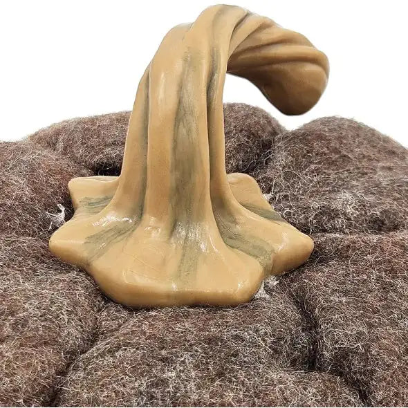 Set of 3 Brown Fabric Pumpkins