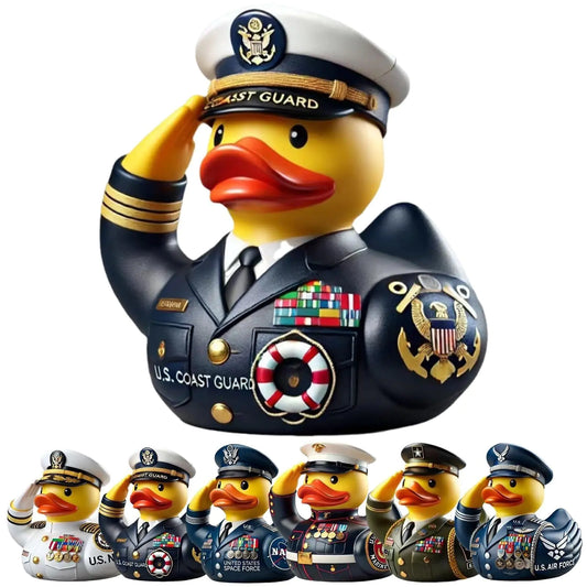 Coast Guard Veteran Duck Figurine – Collectible Tribute for Veterans, Families & Supporters