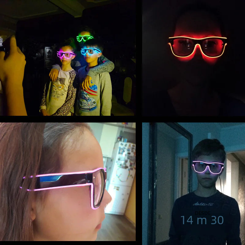 LED Neon Glasses