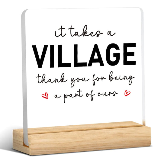 4" x 4" Acrylic Inspirational Sign