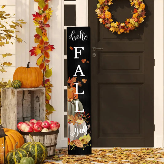 Hello Fall Porch Sign