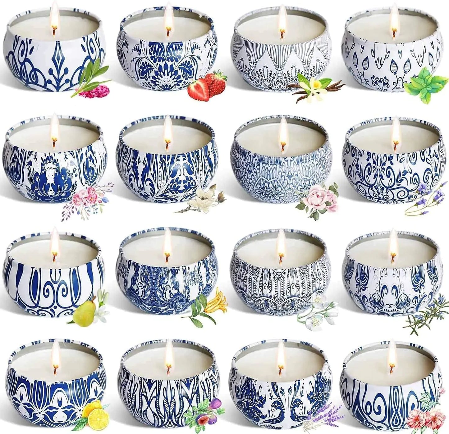 16-Piece Scented Candle Gift Set